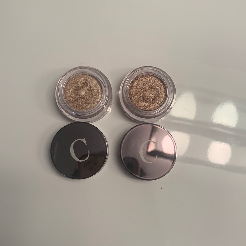 Chantecaille Mermaid Eye Color Seashell (Light Champagne) and Copper.